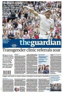 Guardian Front Page Surat-Shaan Trans 2016