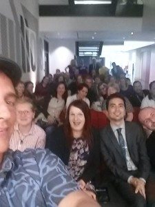 Salford Selfie with guests at launch